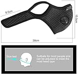 HASAGEI Pioneeryao Sport Maske Trainingsmaske Trainings Atemmaske Radfahren Laufen Outdoor Gesichtsmaske Starter Training Maske für Männer und Frauen - 2